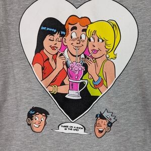 Archie Comics Tshirts Gray Unisex Medium